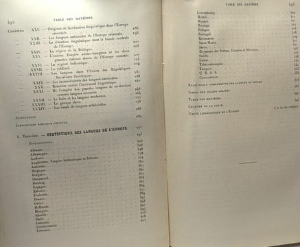 Les langues dans l'Europe nouvelle - avec un appendice de L. Tesnière maitre de conférence sur la statistique des langes de l'Europe. Meillet A