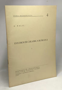 Estudios de ceramica romana I - studia archaeologica 4 --- seminario de arqueologia - facultad de filosofia y letras