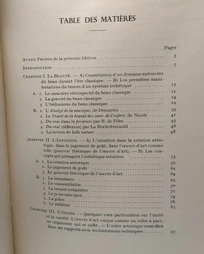 Introduction à l'Histoire de l'ésthétique française - contribution à l'étude des théories littérarires et plastiques en France de la Pléiade au XVIIIe ...
