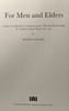 For Men and Elders: Change in the Relations of Generations and of Men and Women Among the Nyakyusa-Ngonde People 1875-1971. Wilson Monica