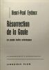 Résurrection de la gaule / les grandes fouilles archéologiques. Eydoux Henri-paul