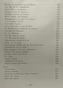 Les chants d'amour de l'Egypte ancienne - l'Orient ancien illustré N°9. Siegfried Schott