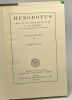Herodotus - VOLUME IV - BOOKS VIII-IX - with an english translation by A.D. Godley (greek / english bilingual) --- Loeb Classical Library N°120. ...