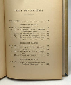 Charles Ier - empereur d'Autriche roi de Hongrie - avec 8 gravures hors texte