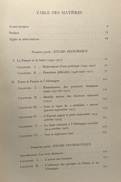 Le conflit Sarrois 1945-1955 - centre européen de la dotation carnegie pour la paix internationale - études de cas de conflits internationaux TOME I. ...