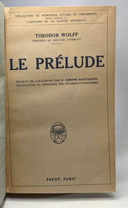 Le prélude - l'Histoire de la guerre mondiale