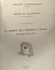 La maison des masques à Sousse - Fouilles 1962-1963 - institut d'Archéologie Tunis - Notes et Documents VOLUME VI (nouvelle série). institut ...
