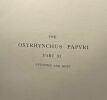 The oxyrhynchus papyri - PART XI - N°1351-1404 --- egypt exploration fund graeco-roman branch --- with 7 plates. Bernard P. Grenfell Arthur S. Hunt