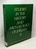 Studies in the history and archgaeology of Jordan - I & II (2 volumes). Dr Adnan Hadidi