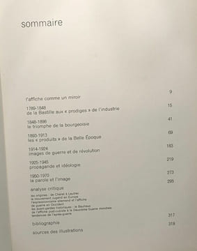 L'affiche - miroir de l'histoire - miroir de la vie - analyse critique de Carlo Arturo Quintavalle. Max Gallo