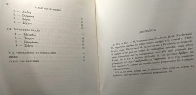 Contribution à l'étude de l'onomastique pélasgique - bibliothèque du Muséon volume 35 -
