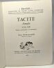 Tacite - Annales Livre XIII - édition introduction et commentaire de Pierre Wuilleumier --- coll. de textes latins commentés "Erasme" n°11. Tacite ...