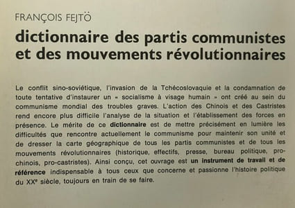 Dictionnaire des partis communistes et des mouvements révolutionnaires - précédé d'un essai sur la crise actuelle de l'internationalisme marxiste