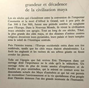 Grandeur et décadence de la civilisation Maya