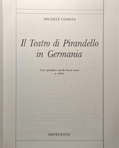Il teatro di Pirandello in Germania