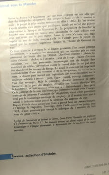 Le tunnel sous la Manche - deux siècles pour sauter le pas 1802-1987. Navailles Jean-Pierre