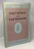 Parthenos and Parthenon - Greece & Rome - supplement to Vol. X 1963. G.T.W. Hooker