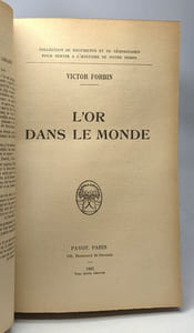 L'or dans le monde