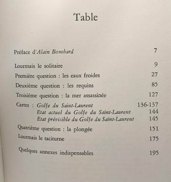 Louis Lourmais la mer à bras-le-corps. Alain Bombard Jacques Vignes