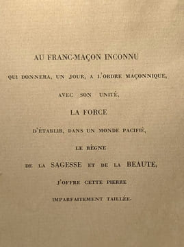 Esquisse d'une doctrine positive de la Franc-Maçonnerie --- dessins originaux de l'auteur - la pensée maçonnique moderne. Thiriet Henry