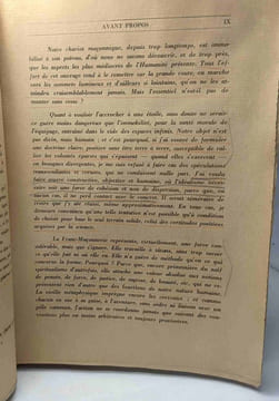 Esquisse d'une doctrine positive de la Franc-Maçonnerie --- dessins originaux de l'auteur - la pensée maçonnique moderne. Thiriet Henry