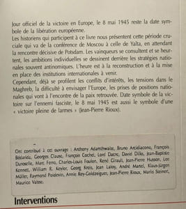8 mai 1945 la victoire en Europe: Actes du colloque international de Reims 1985