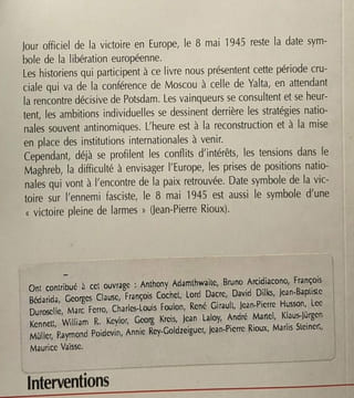 8 mai 1945 la victoire en Europe: Actes du colloque international de Reims 1985. Vaïsse Maurice
