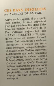 Ces pays insolites