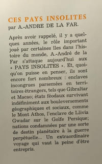 Ces pays insolites