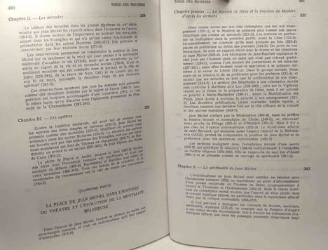 Le théâtre sacré de la fin du Moyen Age - étude sur le sens moral de la Passion de Jean Michel - publications romanes et françaises CL. Accarie ...