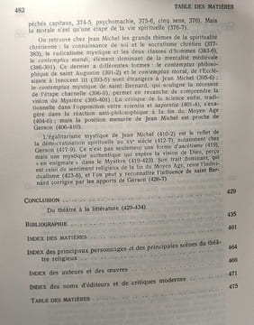 Le théâtre sacré de la fin du Moyen Age - étude sur le sens moral de la Passion de Jean Michel - publications romanes et françaises CL. Accarie ...