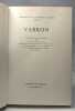 Varron - six exposés et discussions --- entretiens sur l'antiquité classique TOME IX. Brink Collart Dahlmann Dellacorte Schröter Traglia Waszink ...