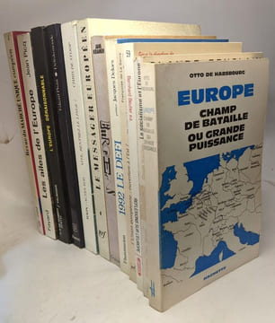 12 livres sur l'Europe: Défi du monde campagne d'Europe + Revue du marché unique européen 4-1994 + l'Europe déraisonnable + Le socialisme et l'Europe ...