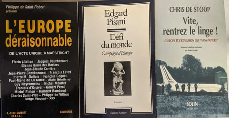 12 livres sur l'Europe: Défi du monde campagne d'Europe + Revue du marché unique européen 4-1994 + l'Europe déraisonnable + Le socialisme et l'Europe ...