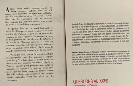 12 livres sur l'Europe: Défi du monde campagne d'Europe + Revue du marché unique européen 4-1994 + l'Europe déraisonnable + Le socialisme et l'Europe ...