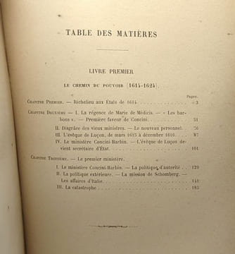 Histoire du Cardinal de Richelieu - T.1 La jeunesse de Richelieu La France en 1614 (1899) + T.2 partie 1: le chemin du pouvoir le premier ministre ...