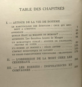 Autour de la Vie de Bohème