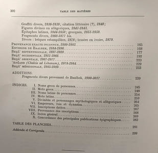 Inscriptions grecques et latines de la Syrie - TOME VI Baalbek et Beqa N°2711-3017 - bibliothèque archéologique et historique TOME LXXVIII