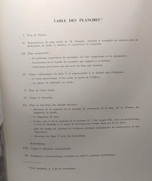 Le nymphée de Tipasa et les Nymphées et "septizonia" Nord-Africains - collection de l'école française de Rome 16 - relevés et plans de l'auteur. ...