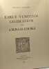 Early venetian legislation on ambassadors --- travaux d'humanisme et renaissance LXXXVIII. Donald E. Queller