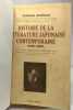 Histoire de la litt&eacute;rature japonaise contemporaine (1868-1938) avec une pr&eacute;face de Kikuchi Kan. Bonneau Georges