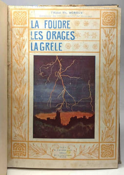 L'océan aérien + La foudre les orages la grêle + Les secrets de la mer - les mystères de l'Univers - édition illustrée - 3 livres de l'Abbé Th. Moreux ...