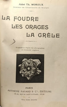 L'océan aérien + La foudre les orages la grêle + Les secrets de la mer - les mystères de l'Univers - édition illustrée - 3 livres de l'Abbé Th. Moreux ...