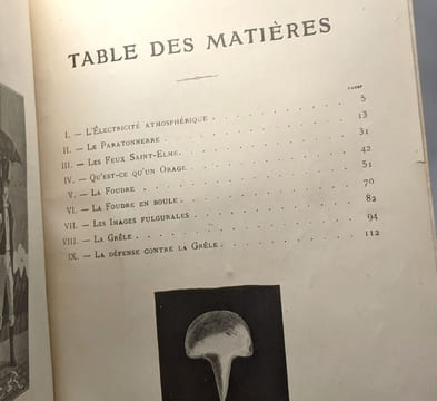L'océan aérien + La foudre les orages la grêle + Les secrets de la mer - les mystères de l'Univers - édition illustrée - 3 livres de l'Abbé Th. Moreux ...