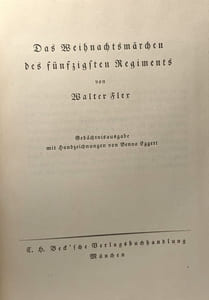 Das weihnachts-märchen des 50sten regiments - mit handzeichnungen von Benno Eggert