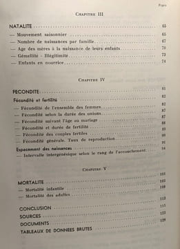 Trois villages d'île de France au XVIIIe siècle - étude démographique - préface de Louis Henry - institut national d'étude démographiques - Travaux et ...