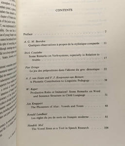 Nomen leyden studies in linguistics and phonetics