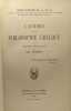 L'aurore de la philosophie grecque - édition française par Aug. Reymond - Coll. d'études Grecques. John Burnet