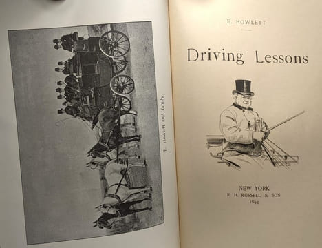 Driving lessons. E. Howlett