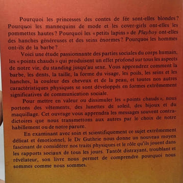 Les Points chauds du corps : Comment notre corps parle pour nous. Guthrie Russell Dale Watkins France-Marie